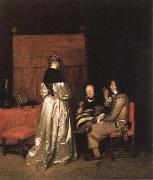 TERBORCH, Gerard parental admonition oil painting